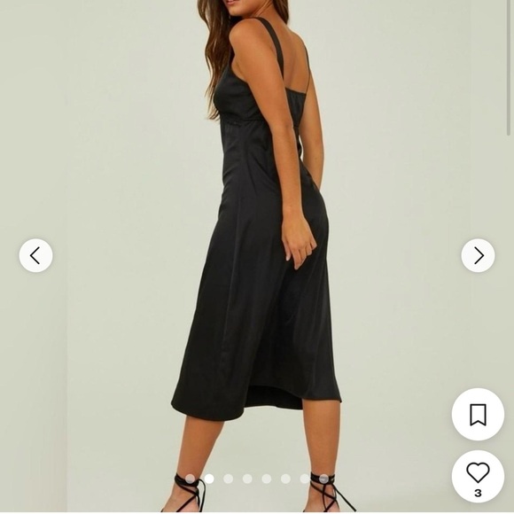 ❤️Altar’d State Cara Satin Midi Slip Dress - Picture 3 of 6